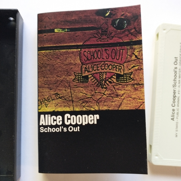 Alice Cooper : School's Out Cassette Tape 1972 - Picture 5 of 8